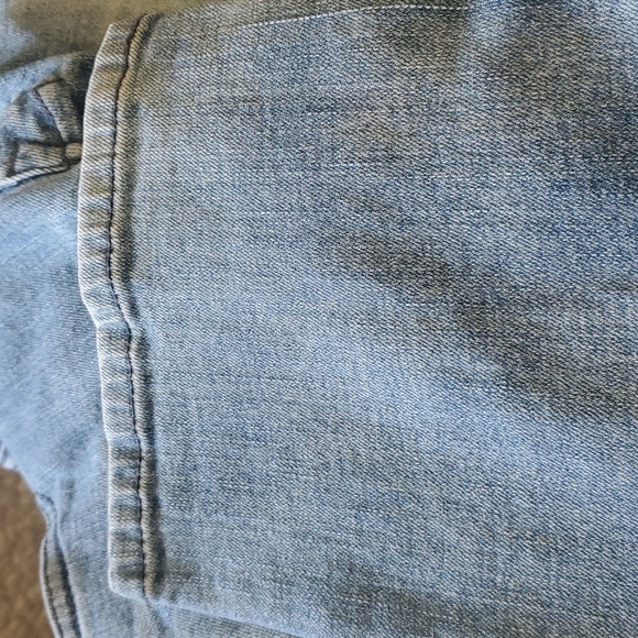 Buffalo Mens Jackson X Blue Jeans 34x30 Straight Stretch Fit Denim Zip Fly Pants - Picture 6 of 9